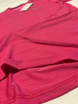 Camiseta Nike Miler Running Rosa Hombre Talla L