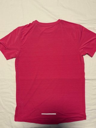 Camiseta Nike Miler Running Rosa Hombre Talla L