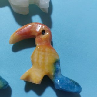 Figuras antiguas de gema natural Onix pulido