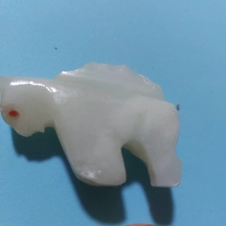 Figuras antiguas de gema natural Onix pulido