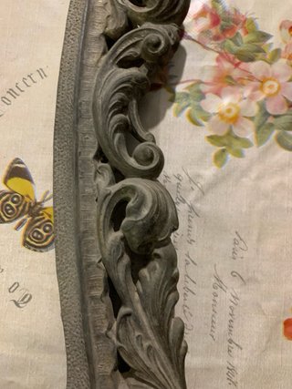 Marco de metal decorativo