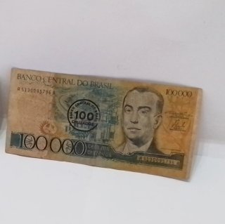 Billete antiguo 5 Estados Unidos do Brasil