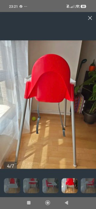 Trona Ikea Roja