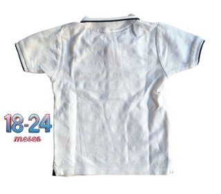 Polo Branco Primark 18-24 meses
