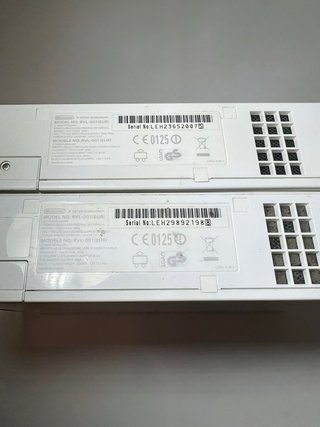 2 Nintendo Wii Blancas para piezas