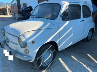 Seat 600 E seillas clásico epoca se acepta prueba