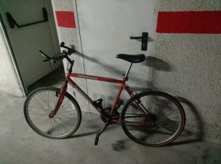Bicicleta Vintage Pyrenea naranja