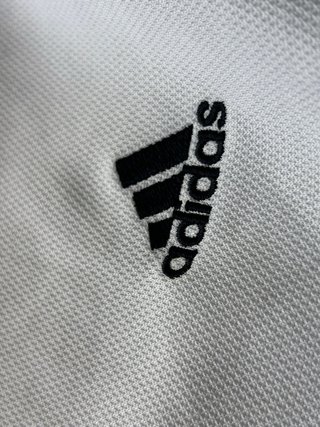 Polo Adidas Blanco Vintage