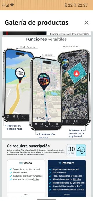 Localizador GPS Salind 01 4G coche moto ,caravana