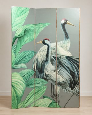 Biombo decorativo de madera