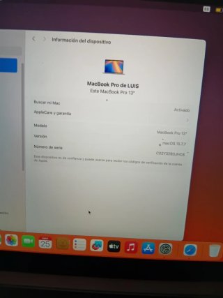 MacBook Pro 13 2018 Intel Core i5 8GB RAM