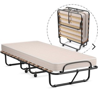 Cama Plegable 80x190cm con Ruedas