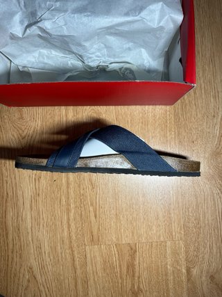 Sandalias Lee Cooper Hombre Azul Marrón