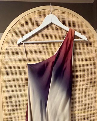 Vestido Zara efecto degradado