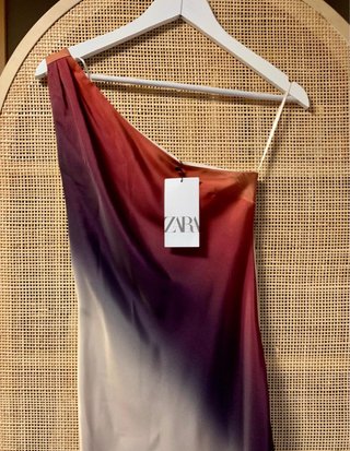 Vestido Zara efecto degradado