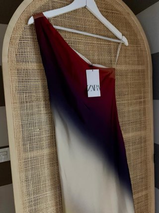 Vestido Zara efecto degradado