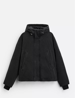 Chaqueta vaquera acolchada negra
