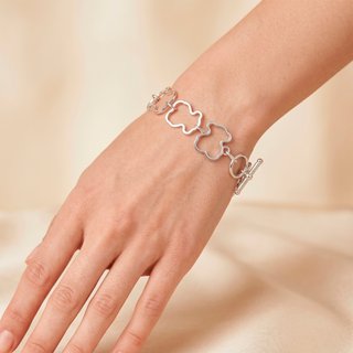Pulsera Tous en plata 925 Carrusel osos grandes
