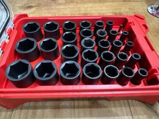 Milwaukee 1/2 Juego de Dados 29 Piezas