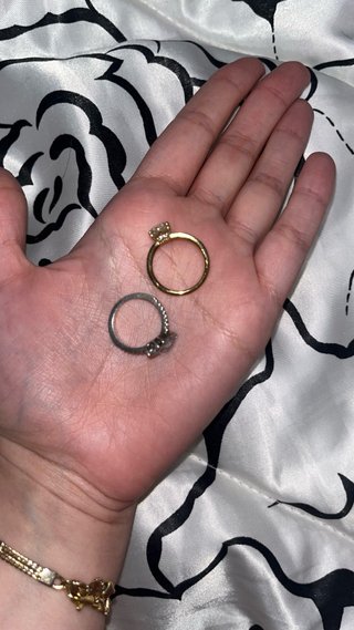Anillo Pandora Oro Blanco y oro