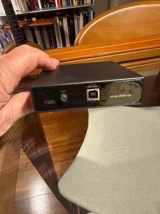 Rega Fono Mini A2D Previo de Phono Negro