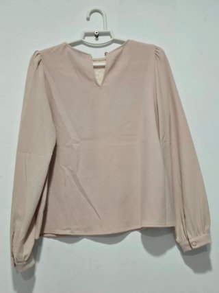 Blusa Naf Naf Talla M Encaje Rosa Palo