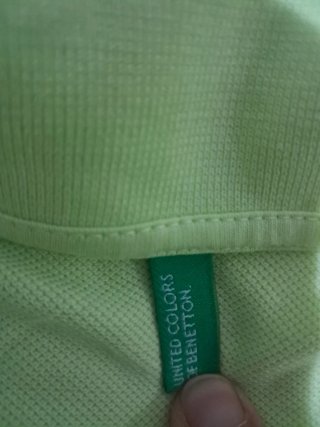 Polo Benetton Talla 8/9 Manga Corta