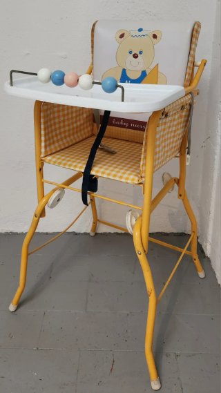 Trona infantil con estampado de oso