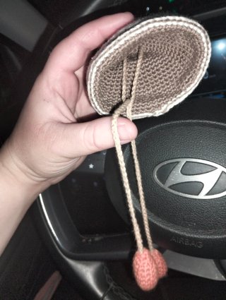 Muñeca crochet bailarina