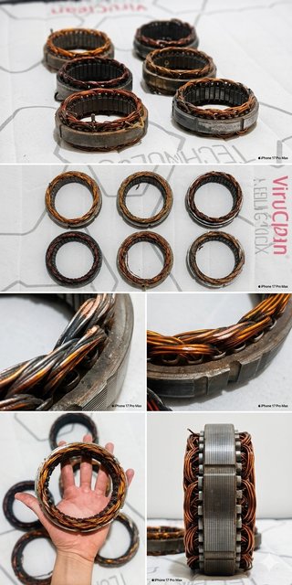 6 Estatores de alternador