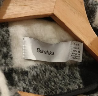 Sobrecamisa Bershka Cuadros Talla S