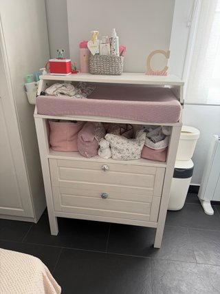 Mueble cambiador infantil