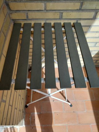 Conjunto Mesa y Sillas Balcón Plegables Ikea