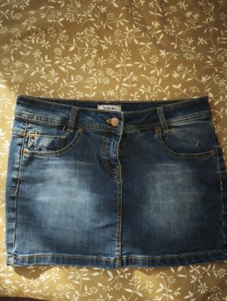 Falda vaquera mini Denim Life azul