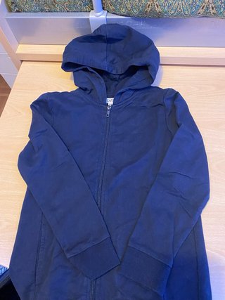 Felpa OVS blu con cappuccio 7-8 anni per bimba