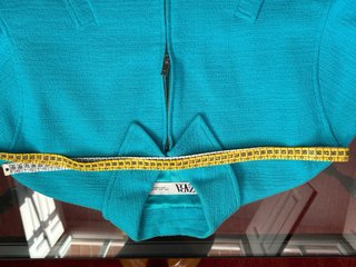 Chaqueta Zara Turquesa Talla S