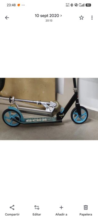 Patinete infantil SKIDS CONTROL azul