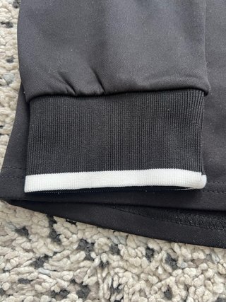 Sudadera Joma Negra Media Cremallera