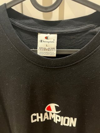 Camiseta Champion Negra Talla L