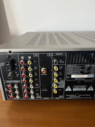 Amplificador Denon AVR-1404 Home Cinema 5.1