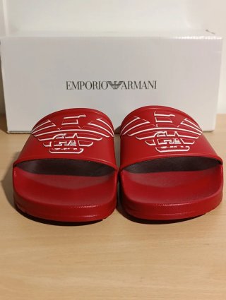 Chanclas Emporio Armani Rojas T.40 Nuevas