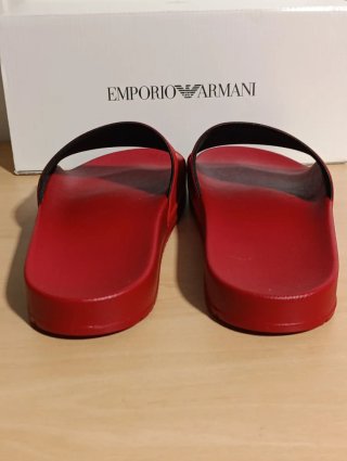 Chanclas Emporio Armani Rojas T.40 Nuevas