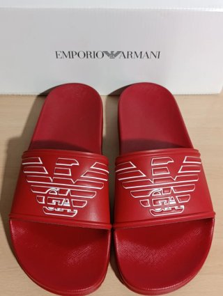 Chanclas Emporio Armani Rojas T.40 Nuevas