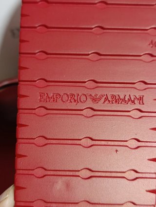 Chanclas Emporio Armani Rojas T.40 Nuevas