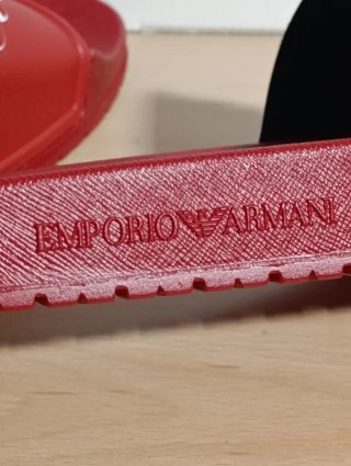 Chanclas Emporio Armani Rojas T.40 Nuevas