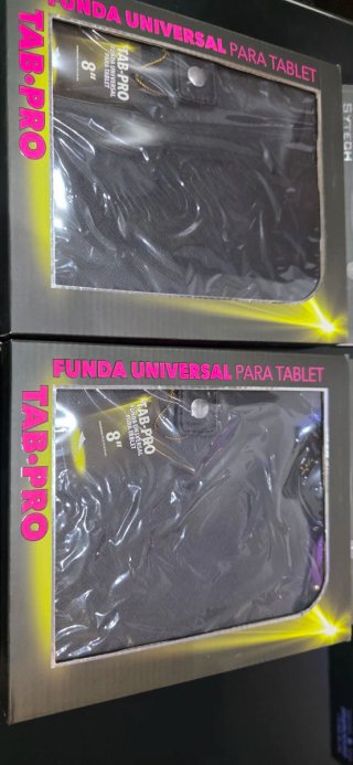Funda Universal SYTECH 8 Piel Negra