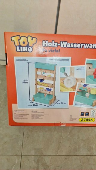 Parete gioco d'acqua in legno Toy Lino