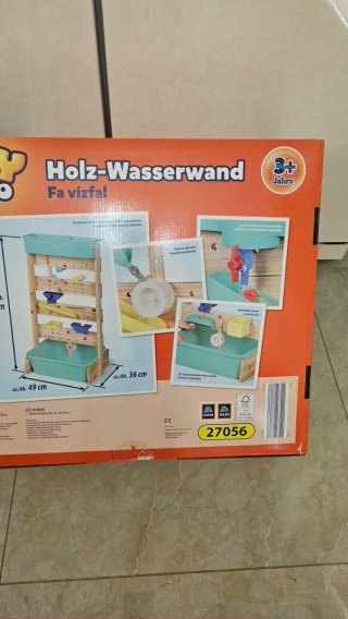 Parete gioco d'acqua in legno Toy Lino