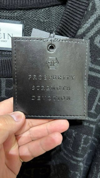 Maglioncino Philipp Plein nero qualsiasi taglia