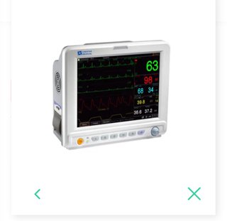 Monitor Paciente Multiparamétrico ECG, RESP, SpO2